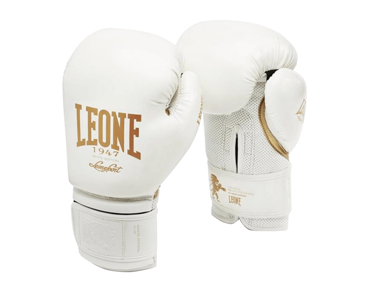 Leone Γάντια Πυγμαχίας Black&White White Edition