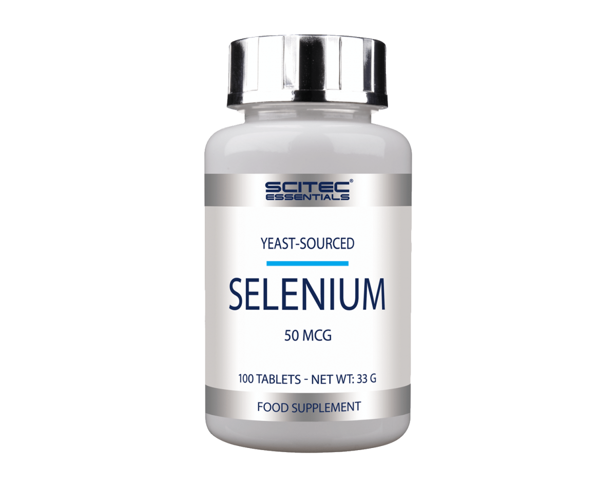 Scitec Essentials Selenium 50mcg 100 Tabs.