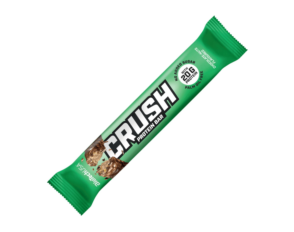 Biotech USA Crush Bar Chocolate Nuts 64gr