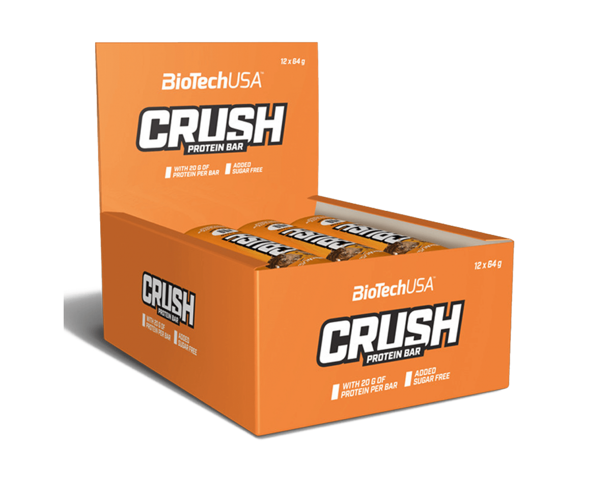 Biotech USA Crush Bar Chocolate Peanut Butter 12 x 64gr