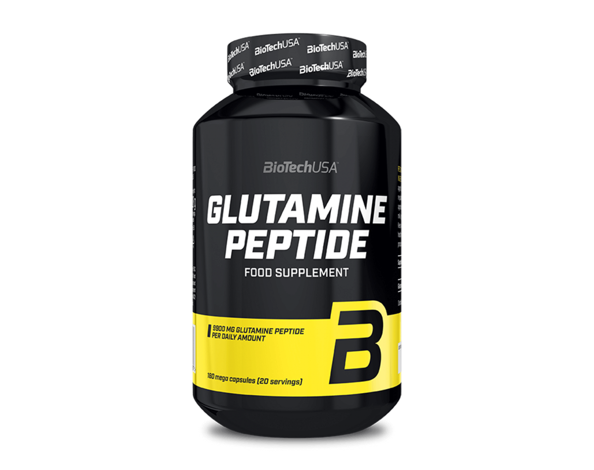 Biotech USA Glutamine Peptide 180 Mega Capsules