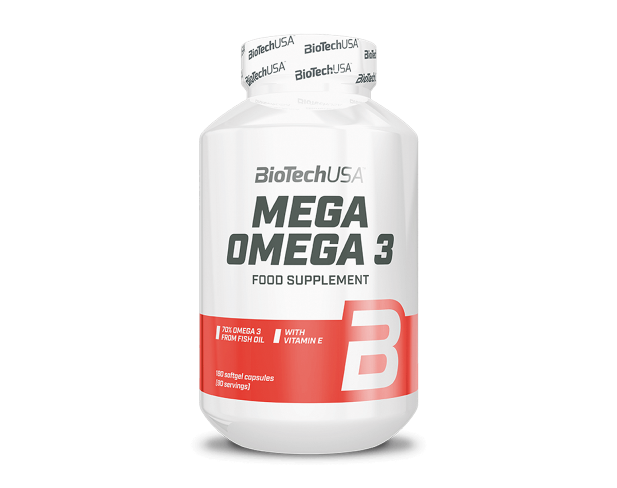 Biotech USA Mega Omega 3 180 Softgels