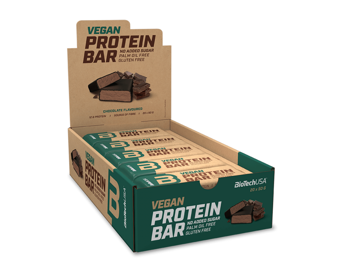 Biotech USA Vegan Protein Bar Chocolate 20 x 50gr